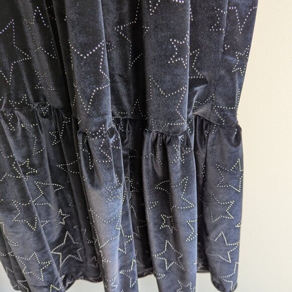 Unbranded star studded long sleeve maxi velvet dress - Picture 6 of 7